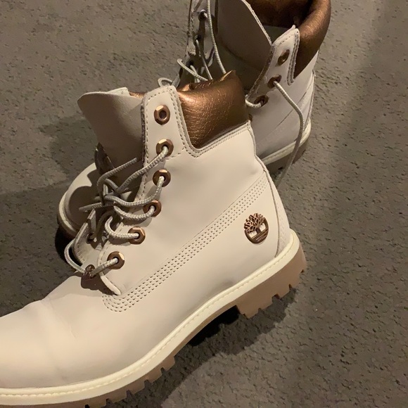 rose gold timberland boots